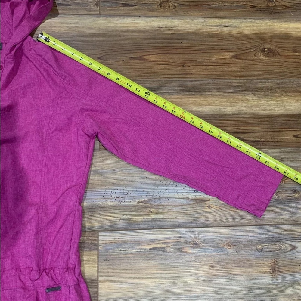 Merrell Ainsley Swim Cover Up UPF 30+ Hooded Long Sleeve Medium Pink Pool Beach - Picture 9 of 9